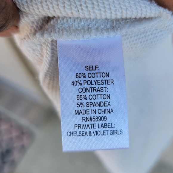 Chelsea and Violet Girls oversized Sweatshirt Dress Blush Size 10/12 and size 16 - Picture 8 of 8